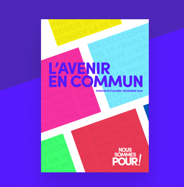 Couverture du programme l'Avenir en commun en 2020