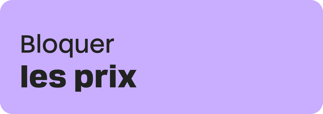 Image d'une mesure du programme : Bloquer les prix